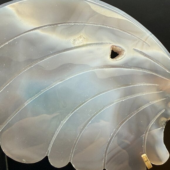 Druzy Agate Amethyst Butterfly Wings Blue Purple Natural Stone Chalcedony 772g # - Picture 3 of 11